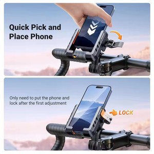 Supporto per <span class=keywords><strong>Telefono</strong></span> da Bicicletta UGREEN 1S di Alta Qualità, Montaggio Rapido per Moto e Bici, Supporto Regolabile per Manubrio - Product Image 5