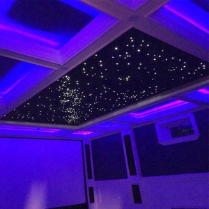 Luces <span class=keywords><strong>LED</strong></span> de fibra óptica para decoración de techo de cielo estrellado, adecuadas para iluminación de cable de decoración de pared interior - Product Image 1