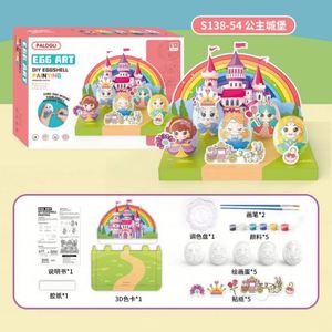 Pintura de yeso para niños, manualidades creativas, diorama, imán para refrigerador, muñecas para colorear, juguetes - Product Image 5
