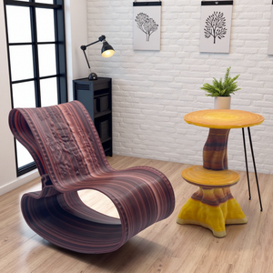 Meubles imprimés en 3D personnalisés |   Grande table et chaises créatives d'extérieur |   Prototypage rapide SLA/SLS avec impression 3D plastique - Product Image 4