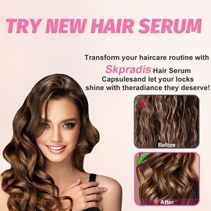 Commercio all'ingrosso Logo personalizzato USA più venduto <span class=keywords><strong>balsamo</strong></span> senza risciacquo vitamina capsula di crescita dei <span class=keywords><strong>capelli</strong></span> essenza per gli uomini e le donne in forma di olio - Product Image 3