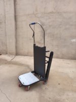 Chariot à plateforme électrique automatisé pour monter les escaliers, capacité de charge 400 kg, 300 kg, chariot à main pour escaliers