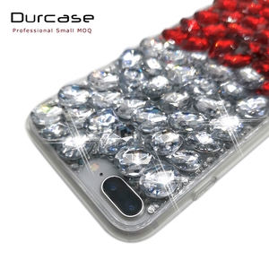 Đáng yêu Bling tinh thể kim cương Rhinestone đầy đủ Bìa <span class=keywords><strong>3D</strong></span> đá cứng trở lại điện thoại di động Trường hợp đối với Samsung Galaxy S22 S23 cộng với s22u - Product Image 6