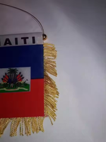 3x5 en rétroviseur personnalisé voiture SUV camion Haïti fanion drapeau