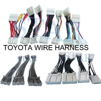 Connecteur de câble d'alimentation de voiture 28 broches caméra de recul entrée vidéo faisceau de câbles RCA pour Toyota Corolla Levin 2021