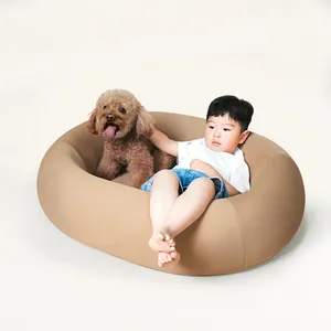 Capa de sofá-cama em emulsão para cães, suporte confortável de alta qualidade, cama personalizada removível para animais de estimação