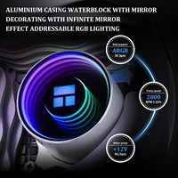 Cooler líquido de PC blanco de alto flujo de aire 72.37CFM 120 Thermalright congelado Notte silencioso 27.7dBA CPU radiador