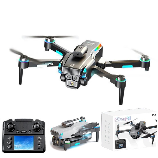 Factory Price R1 Beginner-Friendly GPS Auto-Avoidance Foldable Drone 720P HD Camera Night Vision Optical Flow Hovering Charger