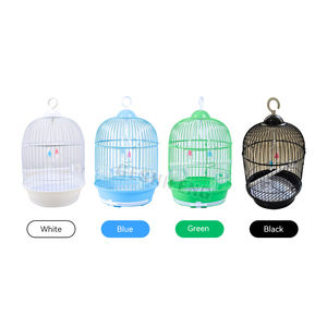 23.5*37cm Modern küçük Pet yuvarlak aşk kuş kafesleri fabrika toptan yetiştiriciliği kuş kafesleri - Product Image 5