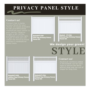 Paneles de cercado de privacidad UPVC de alta calidad utilizados para su propiedad - Product Image 3