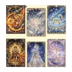 GP Douze Constellations ArtBoard Personnalisé Anime Elf <span class=keywords><strong>Carte</strong></span> <span class=keywords><strong>Anniversaire</strong></span> Décoration Cadeau Vente en Gros Jeu de Société Pokemoned Fournisseur de Cartes - Product Image 6