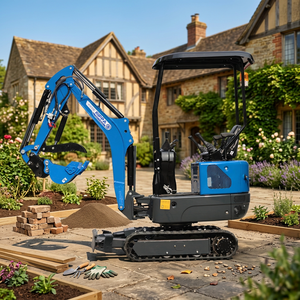 รถขุดขนาดเล็ก RIPPA R15 1.<span class=keywords><strong>5</strong></span> ตัน เครื่องยนต์ดีเซล Kubota มาตรฐาน CE EPA EURO <span class=keywords><strong>5</strong></span> พร้อมห้องโดยสาร สำหรับงานเกษตร สวน และไซต์ก่อสร้าง - Product Image 4
