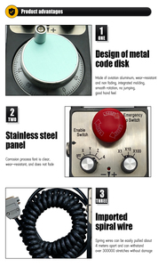 Volante de mano colgante CNC electrónico de parada de emergencia de 5V, 4 ejes, 6 ejes, para DDCS - Product Image 4