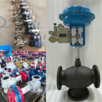 Vanne de régulation Carter en acier au carbone CF3CF8 304/316 OEM ODM RF à bride FF à souder NPT/BSP à sertir Pneumatique Hydraulique