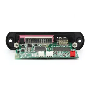 Módulo de reproductor MP4 de 5V y 12V, placa decodificadora MP5, placa de circuito de vídeo Bluetooth para TV, película, música, foto, E-book, Radio FM