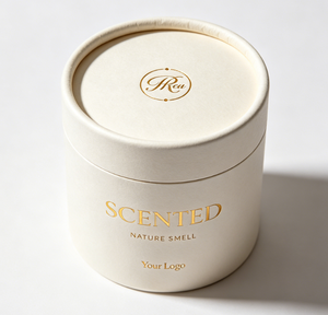Custom Eco Friendly Kraft Paper Tube Cylinder Packaging for Scented Candles and Aromatherapy - Product Image 3