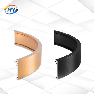 Tùy Chỉnh Nhôm Khung Gương Uốn Cho Trang Trí Nội Thất Thiết Kế Nội Thất Nhôm Khung Gương - Product Image 3