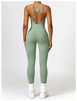 Body de sport sexy à dos croisé Vêtements de sport Combinaison de yoga dos nu Combinaison de gymnastique une pièce pour femmes