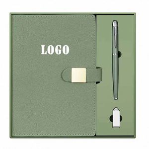 High Quality New Custom Business Office Refillable Stationery Diary Pu Leather Magnetic A5 Journal <b>Notebook</b> <b>Set</b> - Product Image 2