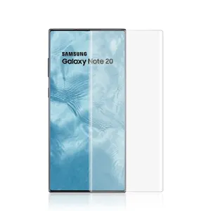 2020 Новое поступление для Samsung Note 20 Ультрафиолетовый жидкий стеклянный экран, 3D УФ закаленное стекло Защита