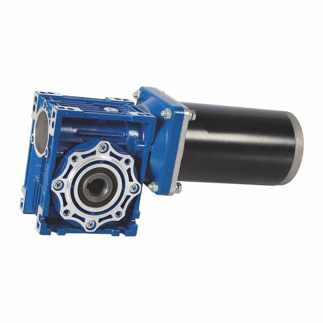 NMRV40/ 80ZY125 PM DC Worm Gear Motor High Torque Right Angle DC Worm Reducer Motor With Encoder Brake