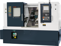 Tour CNC Fanuc à lit incliné automatique avec tourelle porte-outils, centre de tournage robuste 8t/12t