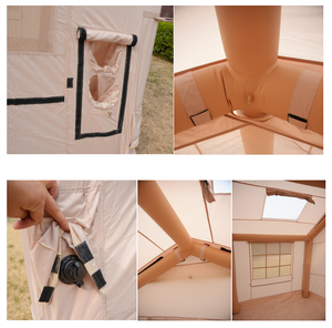 Fabricante de Tiendas de Campaña Inflables Personalizadas para 5-6 Personas |   Carpa de Tela Oxford Impermeable para Acampar y Glamping al Aire Libre - Product Image 5