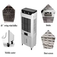 55L Climatiseur par évaporation industriel Aircooler Water Air Cooler avec position au sol