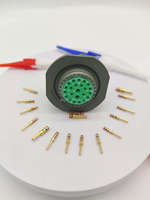 Connecteur circulaire D38999/26WC04PA pour tests de performance stricts, prise D38999, prend en charge les assemblages de câbles personnalisés
