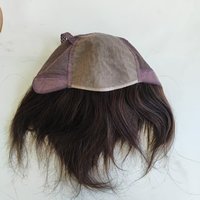 Perruque courte en cheveux humains, entièrement nouée à la main, avec dessus en soie respirant, base en soie, aspect naturel, pour revendeurs, commande en gros