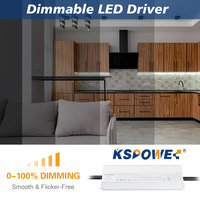 Usine IP67 étanche sans scintillement haut PFC LED pilote 12V180W Triac Dimmable sortie unique pour l'éclairage LED