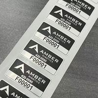 Etiquetas adhesivas de calibración plateadas personalizadas para paneles eléctricos, sello de tarjeta gráfica PET, etiquetas de embalaje de placa de nombre