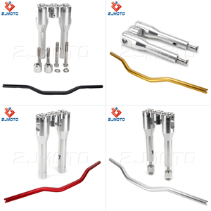 8 "+ 1" pince droite <span class=keywords><strong>guidon</strong></span> Riser pour Harley Softail Dyna Sportster Street Bob moto Club Style 4 couleurs <span class=keywords><strong>guidon</strong></span> - Product Image 6