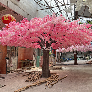 Décoration de bibliothèque d'intérieur Arbre à fleurs artificielles Grand arbre à fleurs de cerisier pour ornement de mariage Arbre à fleurs de cerisier rose/<span class=keywords><strong>blanc</strong></span> - Product Image 4