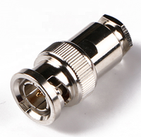 Connecteur BNC à angle droit Raynool 50 Ohm à sertir pour RG58 RG316, connecteur BNC femelle à angle droit pour montage sur circuit imprimé pour CCTV