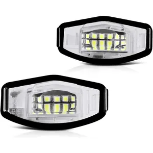 LED License Plate Lights for 2003-2012 H.onda C.ivic Accord MR-V/Pilot Odyssey City MK4 & 1999-2009 Acura MDX RI TI TSX ILX RDX