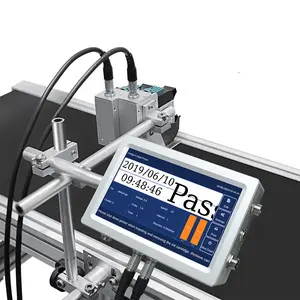 Tanggal Kadaluwarsa Coder Banyak Nomor Mesin Batch Inkjet Bar Kode Mesin Mx2plus dengan Dua Kepala Cetak