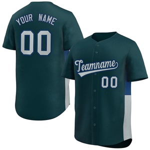 Camiseta de béisbol personalizada, camisetas deportivas de Hip Hop, transpirables, estampadas, de secado rápido, nombre del equipo personalizado, número, venta al por mayor para adultos - Product Image 2
