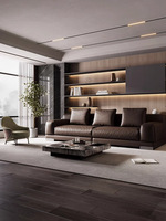Mobilier de salon de luxe léger à l'italienne Table basse carrée en marbre avec base en acier inoxydable Matériau en bois massif