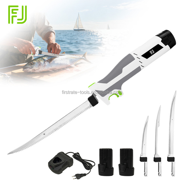 Custom 12V Rechargeable Cordless Electric DIY Fillet Knife with 2.0Ah Battery for Fishing Filleting