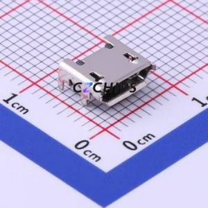 MICRO 4P DIP JB USB Connector SMD Connector ( Connector Type: Micro-B )( Protocol Standard: USB 2.0 )( Gender: Female ) - Product Image 1