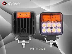Suv voiture <span class=keywords><strong>Flash</strong></span> étanche 12V 24V <span class=keywords><strong>DC</strong></span> 24W LED chariot élévateur lumière de travail faisceau d'inondation camion phare travail lumière tracteur brouillard projecteur - Product Image 4