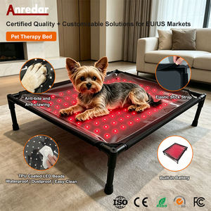 ZT 660nm 850nm Red Light Therapy Mat With Red LED Lights Waterproof PU Rectangle <b>Bed</b> <b>For</b> <b>Cats</b> All Seasons - Product Image 6