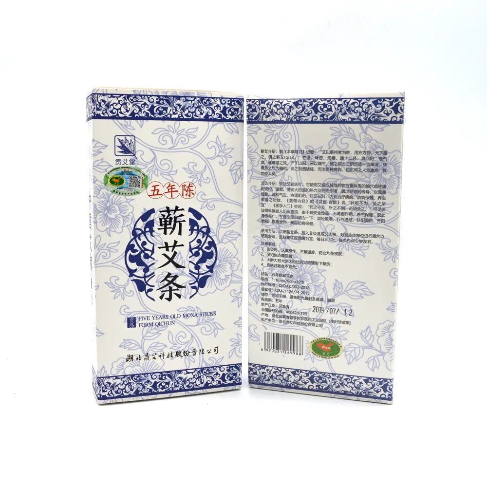 Großhandel Handgemachte Chinesische Moxa Rollen Für Moxibustion Mild Moxibustion Moxa-Stick Für Moxibustion