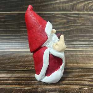 Décoration de Noël, artisanat en résine, statue de gnome de jardin, modèle peint pour une utilisation en intérieur/extérieur - Product Image 5