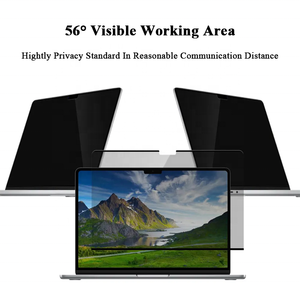 Protection d'écran en film souple PET anti-reflets magnétique amovible pour MacBook <span class=keywords><strong>Air</strong></span> Pro 14'' Filtre de confidentialité avec protection imperméable - Product Image 4