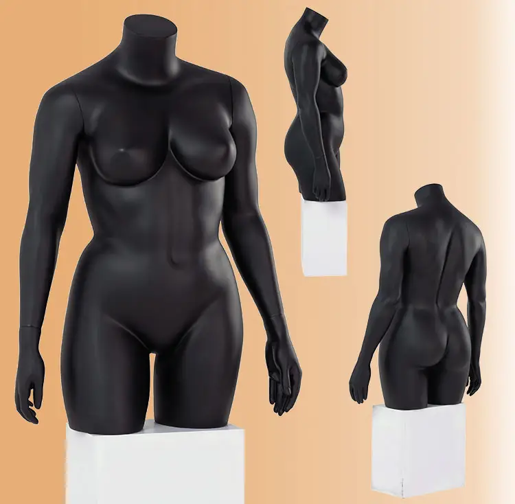Женские Модные манекены большого размера для верхней части тела и полных женщин с большой грудью для одежды