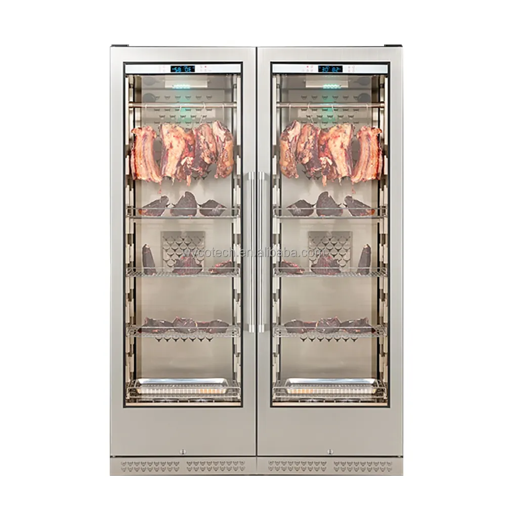 Profissão Comercial Idade Seca Controle de Umidade Geladeira Dry Ager e Descongelamento Refrigerador Steak Beef Meat Dry Aging Cabinet