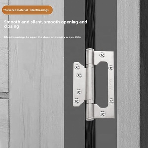 304 thép không gỉ không có khe cắm gấp bản lề 4inch 5inch cửa gỗ màu đen cho phòng ngủ phòng tắm ốc vít Loại sản phẩm - Product Image 5