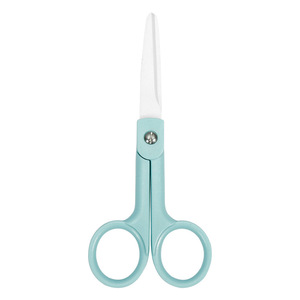 Baby Food Scissors Ceramic Straight Head Nordic Blue For 0-12 Months Home Use - Product Image 1